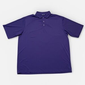 Men's Big & Tall Cutter & Buck Virtue Eco Pique Polo College Purple 3XT